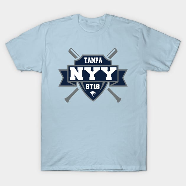 Tampa, Florida Spring Baseball T-Shirt by pralonhitam